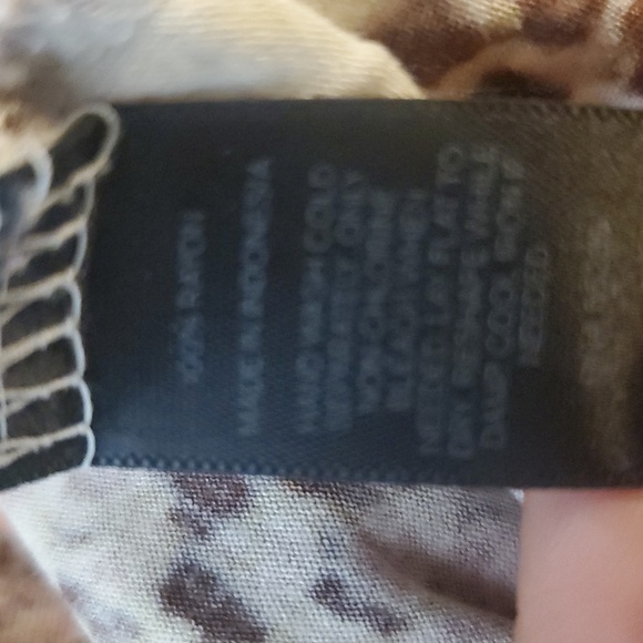 Express Reptile Print Halter Brown Gold Pink White - Picture 4 of 4